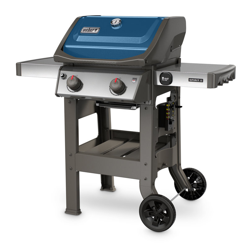 er Spirit II E210 2Burner Propane Gas Grill with Side Shelves
